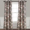 Home Boutique Delsey Floral Absolute Blackout Window Curtain Panels Blush/Gray 76X84 Set Each 38X84 -Home Decor Shop GUEST b0eb36c9 b20f 461e 88b3 9b88bdba22ea
