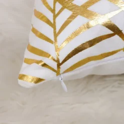 PiccoCasa Flannelette Square Leaves Pillow Cover 2 Pcs 13 PiccoCasa Flannelette Square Leaves Pillow Cover 2 Pcs -Home Decor Shop GUEST b18e2480 b335 4970 86d1 ffc45adbc1b4