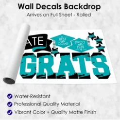 Big Dot Of Happiness Teal Graduation Party Photo Backdrop - Wall Decals 10 Big Dot Of Happiness Teal Graduation Party Photo Backdrop - Wall Decals -Home Decor Shop GUEST b1a90027 40f4 49c8 9948 a346e0ad144e
