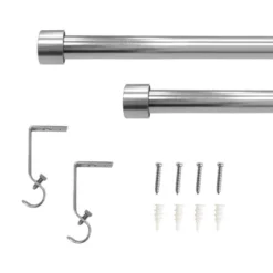 Decorative Drapery Curtain Rod With End Cap Finials - Lumi Home Furnishings -Home Decor Shop GUEST b1e65cc8 62be 463f b3c6 b431e2bf33b3