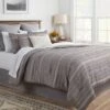 12pc Chambray Matelasse Stripe Comforter & Sheet Bedding Set Gray - Threshold™ -Home Decor Shop GUEST b27f3a3e 47f8 43ab 839e 70805159cf42