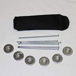 EEZ-RV Products Durable 9 X 12 Foot Reversible Outdoor Mat For Patios, Backyards, Campsites, & RV Pads W/ Carrying Case & Ground Stakes, Grey Vine -Home Decor Shop GUEST b2b1a04c e044 4a22 811d beac6f799b9c