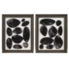 2pc Skipping Stones Geo UV Printed Shadowbox Wall Art Set Black - Madison Park -Home Decor Shop GUEST b344a023 0b9d 4063 87ea 84473a40b258
