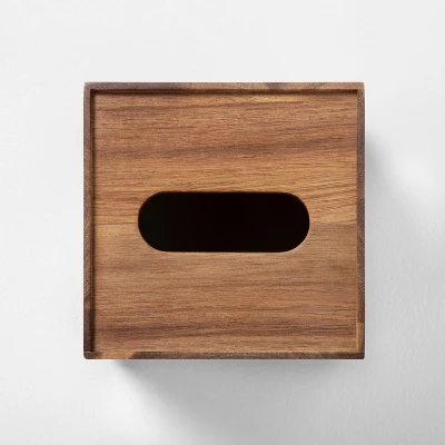 Wooden Tissue Box Holder - Hearth & Hand™ With Magnolia 3 Wooden Tissue Box Holder - Hearth & Hand™ With Magnolia