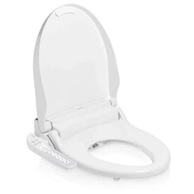 Swash Select EM417 Sidearm Bidet Seat With Warm Air Dryer Round White - Brondell 9 Swash Select EM417 Sidearm Bidet Seat With Warm Air Dryer Round White - Brondell - Image 7