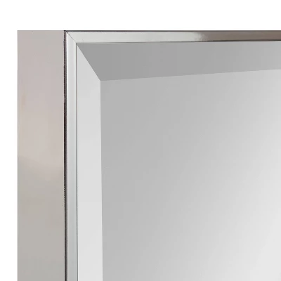 16.7" X 48.7" Rhodes Full Length Wall Mirror Silver - Kate & Laurel All Things Decor 4 16.7" X 48.7" Rhodes Full Length Wall Mirror Silver - Kate & Laurel All Things Decor - Image 2