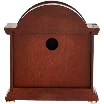 Seiko Sayo Wooden Chime Mantel Clock, Brown 4 Seiko Sayo Wooden Chime Mantel Clock, Brown - Image 2