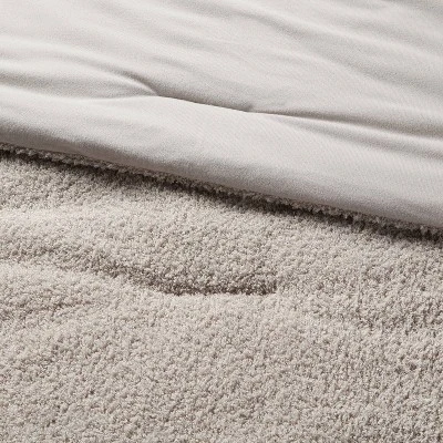 3pc Full/Queen Traditional Cozy Chenille Comforter And Sham Set Gray - Threshold™ 4 3pc Full/Queen Traditional Cozy Chenille Comforter And Sham Set Gray - Threshold™ - Image 2