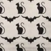 16"x16" Cats And Bats Print Square Throw Pillow Cream - E By Design -Home Decor Shop GUEST b90ccfd6 ea07 46e2 ac09 2b475a7f0279
