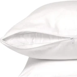 The Grand Hypoallergenic Breathable Pillow Protector With Zipper – White (2 Pack) -Home Decor Shop GUEST bb34cb80 ee95 44ee a83f 76723df59f40