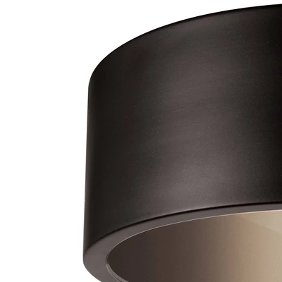 1 Light Teagan Outdoor Indoor Flush Mount Ceiling Dark Bronze - Globe Electric 7 1 Light Teagan Outdoor Indoor Flush Mount Ceiling Dark Bronze - Globe Electric - Image 5