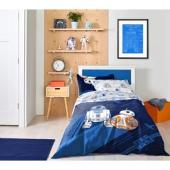 Saturday Park Star Wars Droids 100% Organic Cotton Duvet Cover & Sham Set -Home Decor Shop GUEST bd342008 5bb8 4c19 9394 822e0802414b