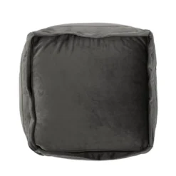 Caney Modern Velveteen Cube Pouf - Christopher Knight Home -Home Decor Shop GUEST bdc73e7a 10c1 4f10 8c12 8b13cc9389cb