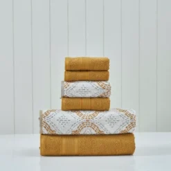 Modern Threads 6 Piece Cotton Jacquard Towel Set, Capri. 19 Modern Threads 6 Piece Cotton Jacquard Towel Set, Capri. -Home Decor Shop GUEST bf959c48 43ce 4249 8a25 09697b80d5fe