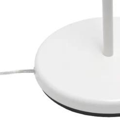 Swing Arm Floor Lamp With Glass Cylindrical Shade White - Lalia Home -Home Decor Shop GUEST c0ac1f70 cee4 4bfd af7a 7cb2ebb24925