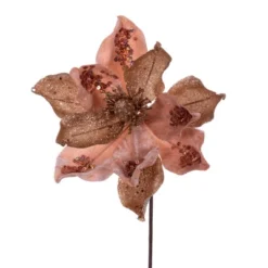 Vickerman 15" Deluxe Magnolia Stem -Home Decor Shop GUEST c113c921 340b 42c6 a3ae aed7527a6e47
