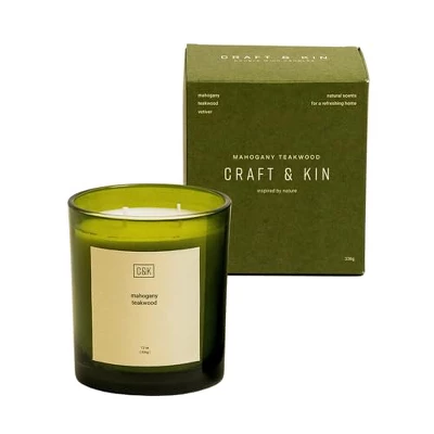 Craft & Kin Premium Aromatherapy Soy Green Candle 11 Craft & Kin Premium Aromatherapy Soy Green Candle - Image 9