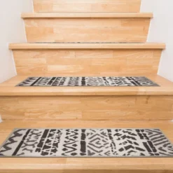 World Rug Gallery Bohemian Design Geometric Non-Slip Stair Treads -Home Decor Shop GUEST c25665b5 350d 495d b1cb b1d960a15898