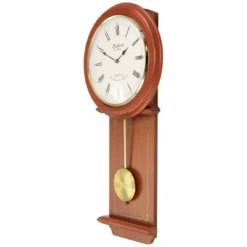 Bedford Clock Collection Olivia 24.5 Inch Cherry Wood Chiming Pendulum Wall Clock -Home Decor Shop GUEST c290988f e692 421c b313 997438db4726