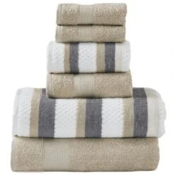 Modern Threads Pax 6 Piece Jacquard 100% Cotton Bath Towel Set. -Home Decor Shop GUEST c2c9543d ddee 4c98 a94f a250be62d175