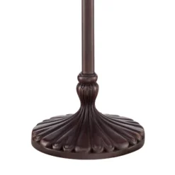 Regency Hill Capistrano Rustic Mission Floor Lamp Standing 57 1/2" Tall Bronze Metal Natural Mica Cone Shade For Living Room Bedroom Office House Home -Home Decor Shop GUEST c4c4396c 3a78 45d9 af1a b94e29e9832c