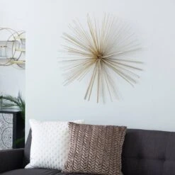 Metal Starburst 3D Wall Decor Gold - Olivia & May -Home Decor Shop GUEST c5f070cd 0e8a 47e4 a0b7 59b9051d649a