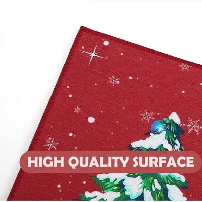 Trinity Snow Man Christmas Tree Xmas Welcome Doormat 5 Trinity Snow Man Christmas Tree Xmas Welcome Doormat - Image 3