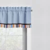 Bacati - Mod Sports Stripes Blue Orange Beige Valance 1 Bacati - Mod Sports Stripes Blue Orange Beige Valance -Home Decor Shop GUEST c7c14a09 714a 401b bc25 95712c05f196