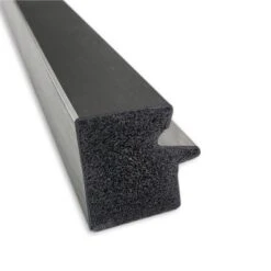 30" X 24" Non-Beveled Eva Thin Bathroom Wall Mirror Black - Amanti Art