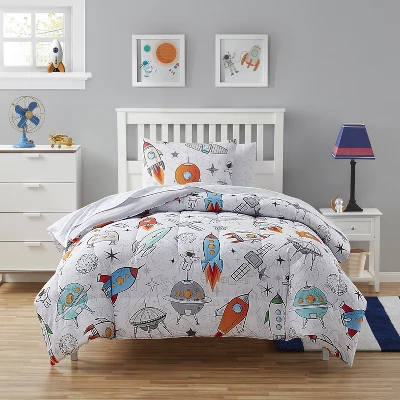 Floating In Space Kids Printed Bedding Set Includes Sheet Set By Sweet Home Collection 8 Floating In Space Kids Printed Bedding Set Includes Sheet Set By Sweet Home Collection - Image 6
