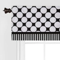Bacati - Dots/Pin Stripes Black/White Window Valance 11 Bacati - Dots/Pin Stripes Black/White Window Valance -Home Decor Shop GUEST cc7c0c26 21a4 43f1 b720 223f905c0fa5