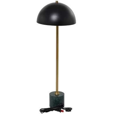28" X 10" Metal Umbrella Style Desk Lamp With Marble Base - Olivia & May 9 28" X 10" Metal Umbrella Style Desk Lamp With Marble Base - Olivia & May - Image 7