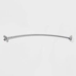 72" Dual Mount Curved Steel Shower Curtain Rod With Tiered End Cap - Made By Design™ -Home Decor Shop GUEST ccf164ff 467b 4eda a676 7c0accb5ecf0