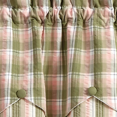 Park Designs Butterfly Garden Lined Scalloped Valance 58” X 15” 4 Park Designs Butterfly Garden Lined Scalloped Valance 58” X 15” - Image 2