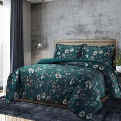 Amara Digital Printed Oversized Velvet Duvet Covet Set - Tribeca Living