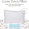 East Coast Bedding Down Pillow - White Goose Down & Feather (Standard) -Home Decor Shop GUEST cf7df163 ada4 4579 8672 2b54a418b5d6