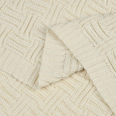 PiccoCasa 100% Cotton Knitted Soft Home Office Bed Blankets 1 Pc 3 PiccoCasa 100% Cotton Knitted Soft Home Office Bed Blankets 1 Pc