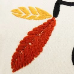 20"x20" Oversize 'Pumpkin Spice Season' Square Throw Pillow Cover Black/Orange - Rizzy Home -Home Decor Shop GUEST d1b5a2c8 cf58 4a41 ad25 1f6d4dbec0ee