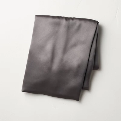 Standard Solid Silk Pillowcase - Casaluna™ 6 Standard Solid Silk Pillowcase - Casaluna™ - Image 4