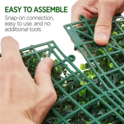 Yaheetech Pack Of 6 Faux Ivy Artificial Boxwood Panels Green -Home Decor Shop GUEST d3a870fe c567 4bda 96d4 6352c4c8b9ff