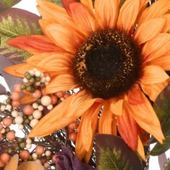 National Tree Company 30" Harvest Sunflowers Wreath