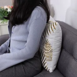 PiccoCasa Flannelette Square Leaves Pillow Cover 2 Pcs 11 PiccoCasa Flannelette Square Leaves Pillow Cover 2 Pcs -Home Decor Shop GUEST d47cca0b f792 4fed a040 166f60a23be9