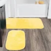 2pc Traditional Nylon Washable Bathroom Rug Set Yellow - Garland Rug -Home Decor Shop GUEST d64ae6f2 5cd7 4f93 916c 82adc732869c