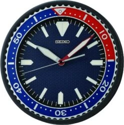 Seiko 12" Watch Dial Wall Clock - Classic Blue -Home Decor Shop GUEST d6b461ac 6873 48d1 b429 767d29b29f37