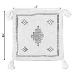 DEERLUX 16" Throw Pillow Cover With Southwest Pattern And Corner Tassels 19 DEERLUX 16" Throw Pillow Cover With Southwest Pattern And Corner Tassels -Home Decor Shop GUEST d8933435 0951 4fe3 9a37 e363ba7ced1f