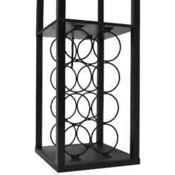 Etagere Organizer Storage Shelf Floor Lamp With Linen Shade Black - Simple Designs -Home Decor Shop GUEST d8e59f59 e290 480e ae49 0ce73009a871