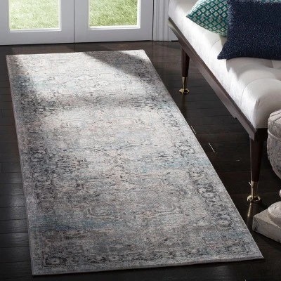 2'6"x7'9" Loomed Medallion Runner Rug Ivory - Safavieh 3 2'6"x7'9" Loomed Medallion Runner Rug Ivory - Safavieh
