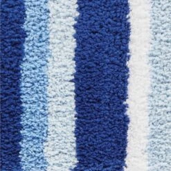 MDesign Soft Striped Microfiber Non-Slip Spa Mat, 34" X 21", 2 Pack -Home Decor Shop GUEST db60c368 5bc8 4f39 add9 a852c9665600