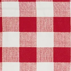 Grande Check Regal Style 3" Rod Pocket Valance 50" X 17" Red By RLF Home -Home Decor Shop GUEST db7b76f6 b903 4c6f 8391 424e7f787660