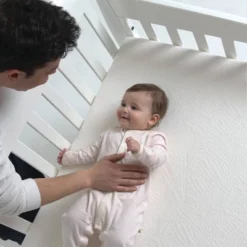 Bundle Of Dreams White Organic Zipper Mini 5" Crib Mattress Cover -Home Decor Shop GUEST dc2c6c14 84e4 4c73 a039 4914d498145d